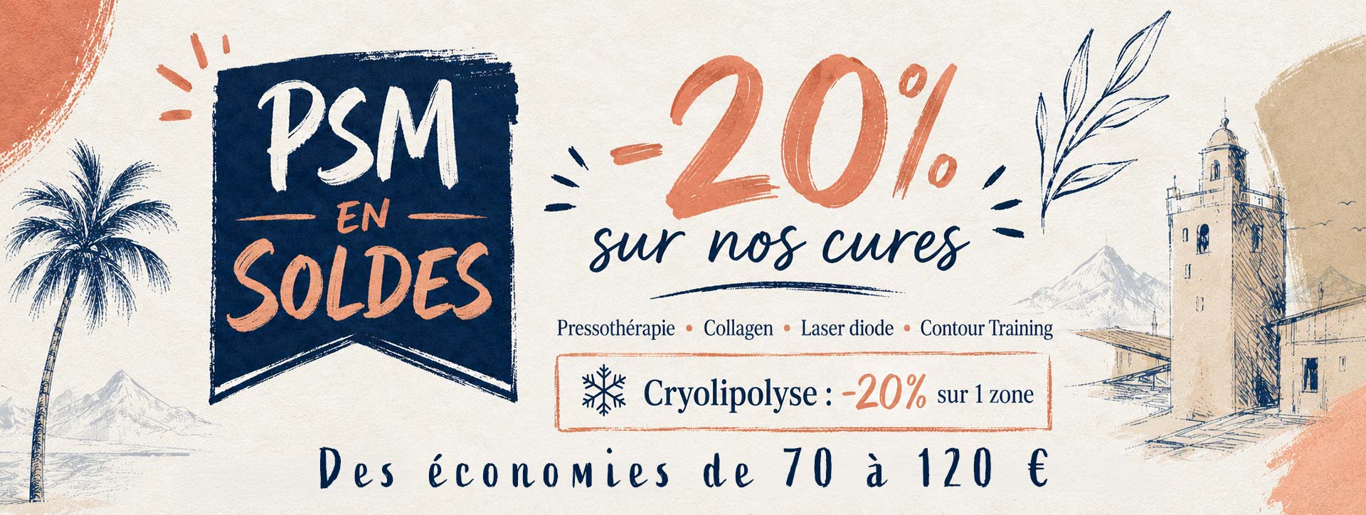 Promotion -20% sur nos cures